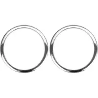Bass Drum Os 2" Sound Hole Rings Chrome