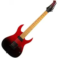Spira Guitars S-457 TRD Flame Maple Gloss Trans Red