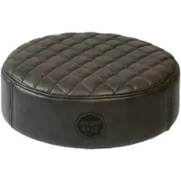 Drum N Base Full Grain Leather Drum Throne Grey (Top Only)