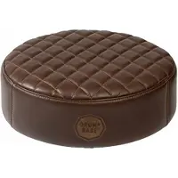 Drum N Base Full Grain Leather Drum Throne Brown (Top Only)