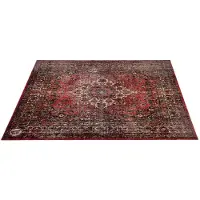 Drum N Base Vintage Persian Club Series Drum Mat Original Red 163cm x 142cm