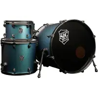 SJC Custom Drums SJC Drums Pathfinder 3pc Shell Pack Pacific Teal