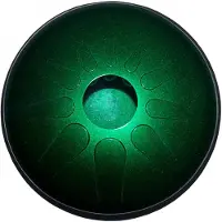 Idiopan Dominus 14 Steel Tongue Drum Emerald Green