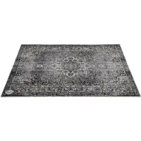 Drum N Base Vintage Persian Club Series Drum Mat Grey 163cm x 142cm