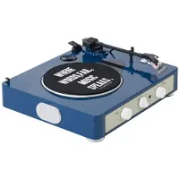 Gadhouse Brad MKII Record Player with Bluetooth Navy