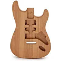 Gear4Music Duo-Cutaway Elektrisk Gitar Body Natural Ash