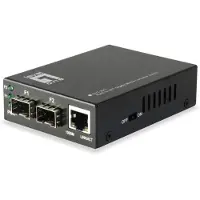 LevelOne GVT-2011 - fibre media converter - 10Mb LAN 100Mb LAN GigE