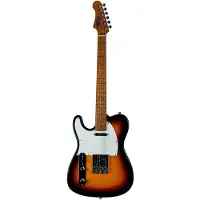 JET Guitars JT-300 Roasted Maple Left Handed Sunburst