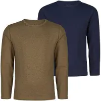 Minymo Genser - 2-pack - Dark Olive - - 10 år (140) - Genser