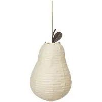 Ferm Living Lampeskjerm - Pear - 37x62,7 cm - Natural - - OneSize - Lampe
