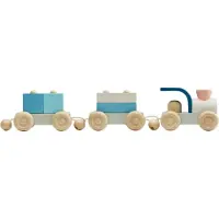 PlanToys Treleker - Stabel-Tog - Tre - - OneSize - Stableleker
