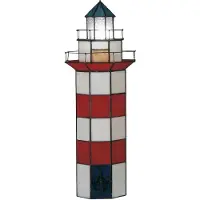 Clayre & Eef Dekorlampe Claas i Tiffany-stil, 56 cm