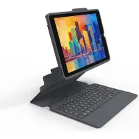Zagg Pro Keys DE layout, for ipad 10.2 svart/grå