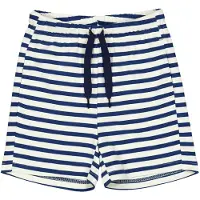 Green Cotton Shorts - Mandel/Navy - - 6 år (116) - Shorts