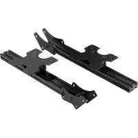 Next Level Racing Elite - Stativ - for 3 skjermer - tillegg - anodisert ekstrudert aluminium - svart - skjermstørrelse: 21-43 - frittstående