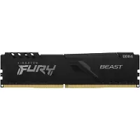 Kingston FURY Beast - DDR4 - modul - 8 GB - DIMM 288-pin - 3600 MHz / PC4-28800 - CL17 - 1.35 V - ikke-bufret - ikke-ECC - svart