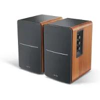 Edifier R1280Ts, 2-veis, 1.0 kanaler, Koblet med ledninger (ikke trådløs), 42 W, 6 O, Grå, Tre