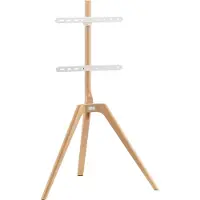 Gear4U stand - for TV - white beech wood 40 kg 65" 200 x 200 mm