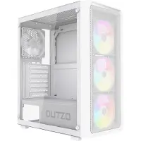 Dutzo C321 Mesh TG ARGB - Kabinett - Miditower - Hvit