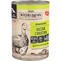 Wiejska zagroda Økonomipakke Dog 24 x 400 g - And med pære