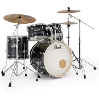 Pearl Export 20 Fusion Drum Kit Graphite Silver Twist