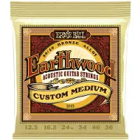 Ernie Ball Earthwood 2005 Acoustic Guitar Strings Set Light 12.5 - 56