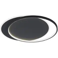 VIOKEF LED-taklampe Evelyn, svart, lengde 55 cm, metall