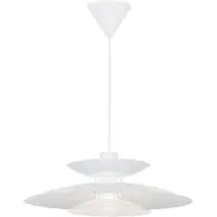 VIOKEF Hengelampe Nino, hvit, Ø 45 cm, metall