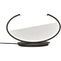 VIOKEF LED-bordlampe Adele, høyde 22 cm, svart, metall