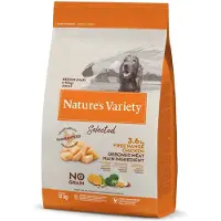 Nature´s Variety Nature's Variety Selected Medium Adult Frittgående kylling - 12 kg