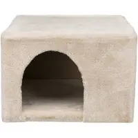 Trixie House for rabbits and guinea pigs, plush, 36 x 25 x 36 cm, beige