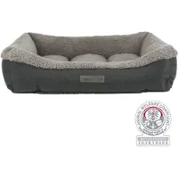 Trixie Bendson vital seng, firkantet, 110x85 cm, mørkegrå/lysegrå