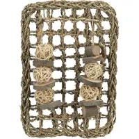 Trixie Mat with toys, sea grass, 18 × 30 cm