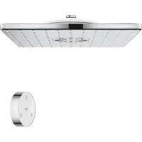 GROHE Rainshower Smartconnect 310 Cube, Vegg, Krom, G1/2