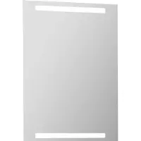 Dansani Mido Spejl 70x60 cm med integreret LED lys i top / bund