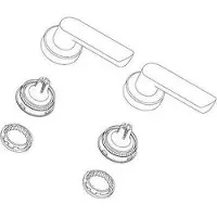 FM Mattsson Reperationssæt håndtag til serie 16. 1 sæt