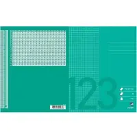 Bantex Regnehæfte , 17 x 21 cm, kvadreret 5 x 5 mm, græsgrøn, 20 stk.