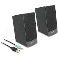 DeLOCK Speakers - for PC - Svart
