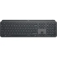 Logitech MX Keys for Business - Tastatur - bakbelysning - trådløs - Bluetooth, 2.4 GHz - QWERTY - Storbritannia - grafitt