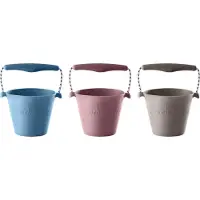 Scrunch Bøtte - Silikon - 13 cm - Lyserød - - OneSize - Bøtte