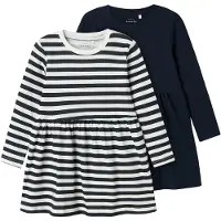 Name it Vivia Mini Langarmet Kort Kjole 2 Enheter