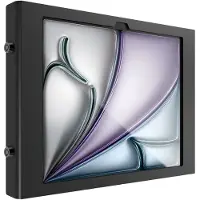 Compulocks iPad Air M2 & M3 13, Apex Secured Enclosure Wall Mount - Black - Innhegning - for nettbrett - glassmontering, plass - låsbar - høyverdig aluminium - svart - skjermstørrelse: 13 - montering