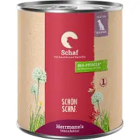 Herrmann's Økonomipakke Meny Sensitive økologisk - 24 x 800 g Får med øko--Squash og øko-Poteter