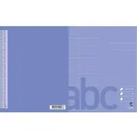 Bantex Skrivehæfte , 17 x 21 cm, 18 linjer (10 mm), lyselilla, 20 stk.