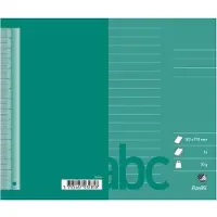 Bantex Glosehæfte , linjeret, 7 mm, 10,2 x 17 cm, mørkegrøn, 25 stk.