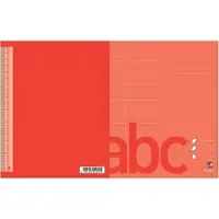 Bantex Skrivehæfte , 17 x 21 cm, 20 linjer (9 mm), rød, 20 stk.