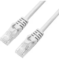 X-SHIELD - Koblingskabel - RJ-45 (hann) til RJ-45 (hann) - 50 cm - UTP - CAT 6 - halogenfri, formstøpt - hvit
