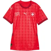 Puma Switzerland Women's Team 2025 Home Jersey Women, Sport, Red/Dark Crimson, XXS