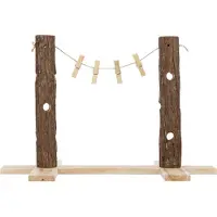 Trixie Natural Living Duo foder træ 53x34x25 cm, Brun