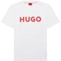 HUGO for man. 50467556 T-shirt Dulivio white (XL), Casual, Cotton, Short sleeve, Sustainable